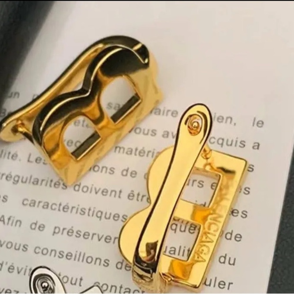 Balenciaga Gold Earrings